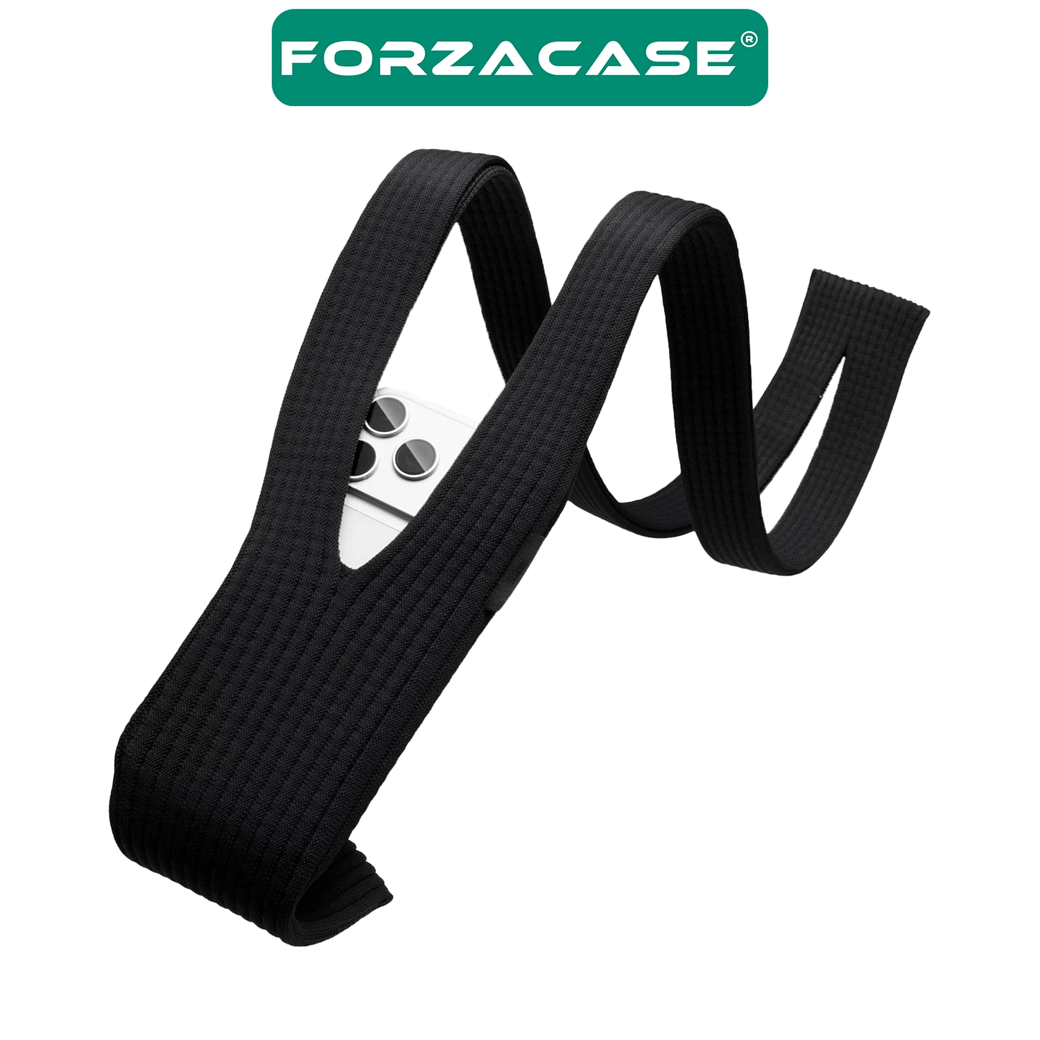 Forzacase Tüm Telefonlar İçin Uyumlu 80 cm Örgü Cep Çantası Çapraz Telefon Askısı - FC1152