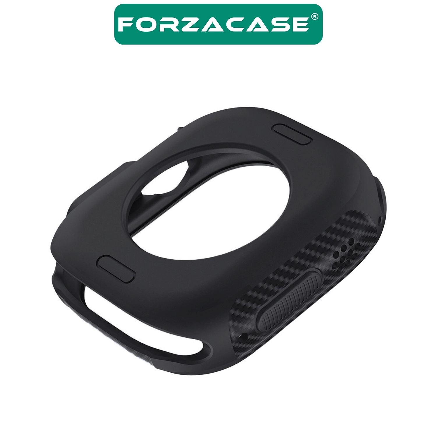 Forzacase Apple Watch Ultra / Ultra 2 49mm ile uyumlu Önü Açık Armor Silikon TPU Kasa Koruyucu Kılıf - FC1176
