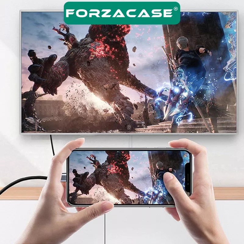 Forzacase Telefon Tablet Notebook için 4K 60hz HD Mini DisplayPort to Type-C Dönüştürücü Adaptör - FC1191