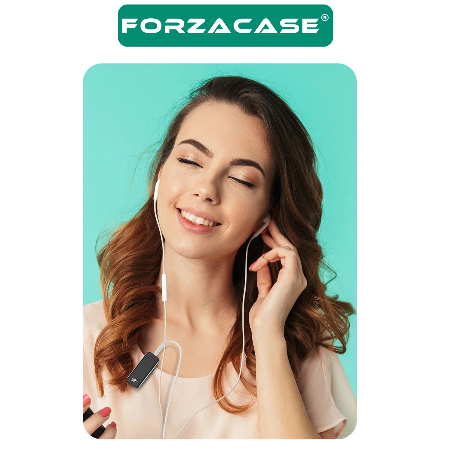 Forzacase Bluetooth 5.3 Ses Alıcı Verici – AUX Kablosuz Audio Adaptör, Araç ve TV Uyumlu - FC1196