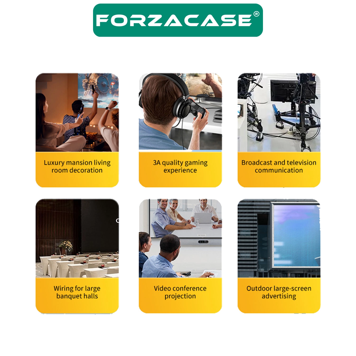Forzacase Micro HDMI to HDMI Kablo 2m Raspberry Pi Kamera GoPro Uyumlu Çevirici - FC1198