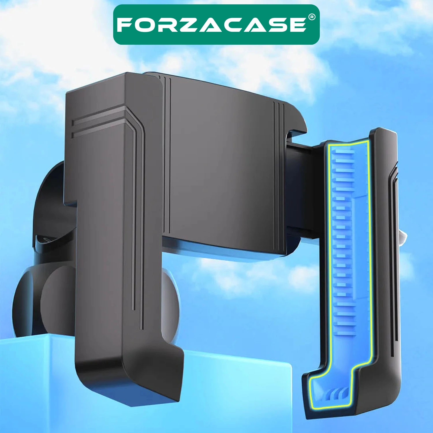 Forzacase 4.7-6.7 inç Telefonlar ile uyumlu Bisiklet Motosiklet Ayna Montajlı Telefon Tutucu FC1201