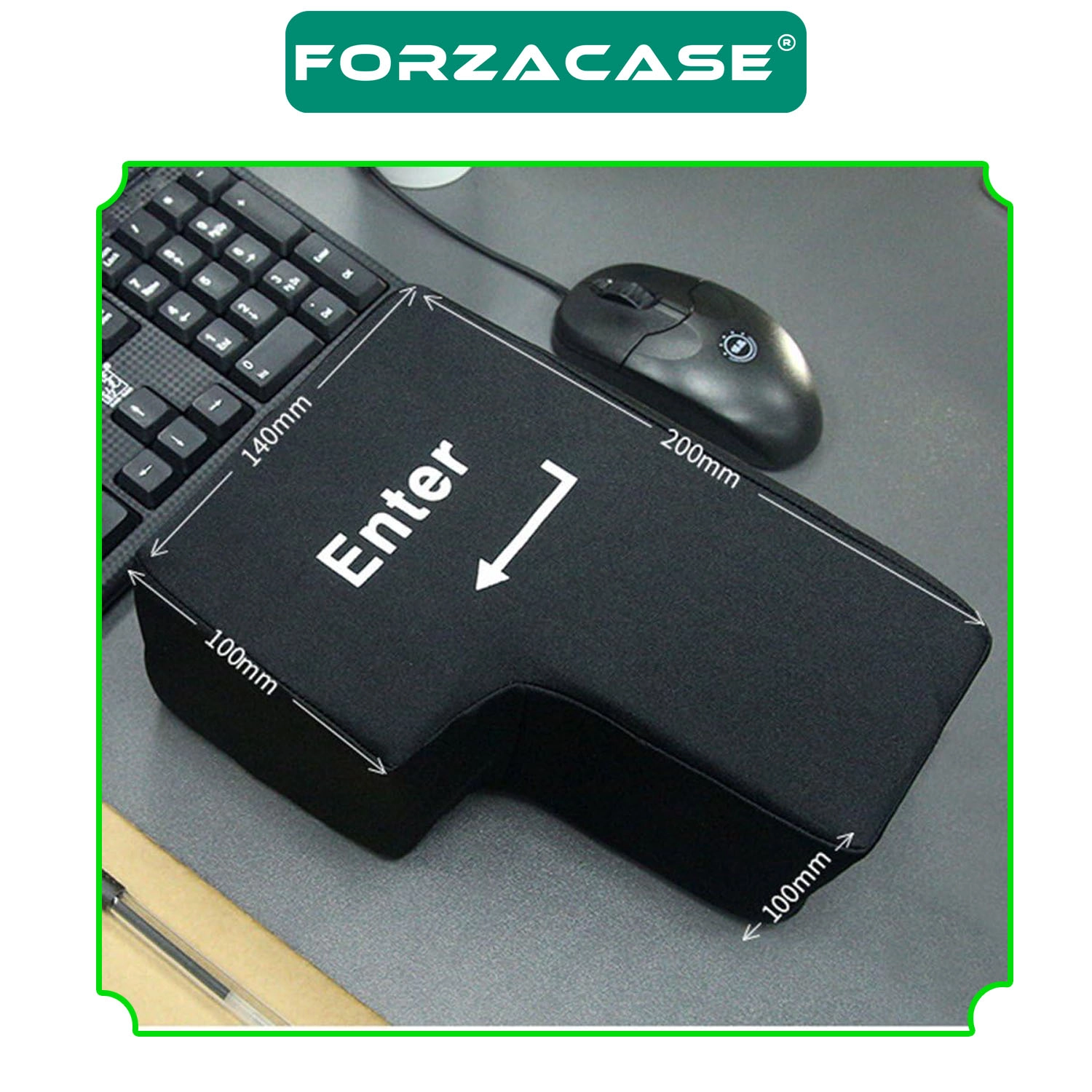 Forzacase USB Büyük Enter Tuşu Yastık Eğlenceli Ofis Gadget Stres Azaltıcı Masaüstü Tuş - FC1205
