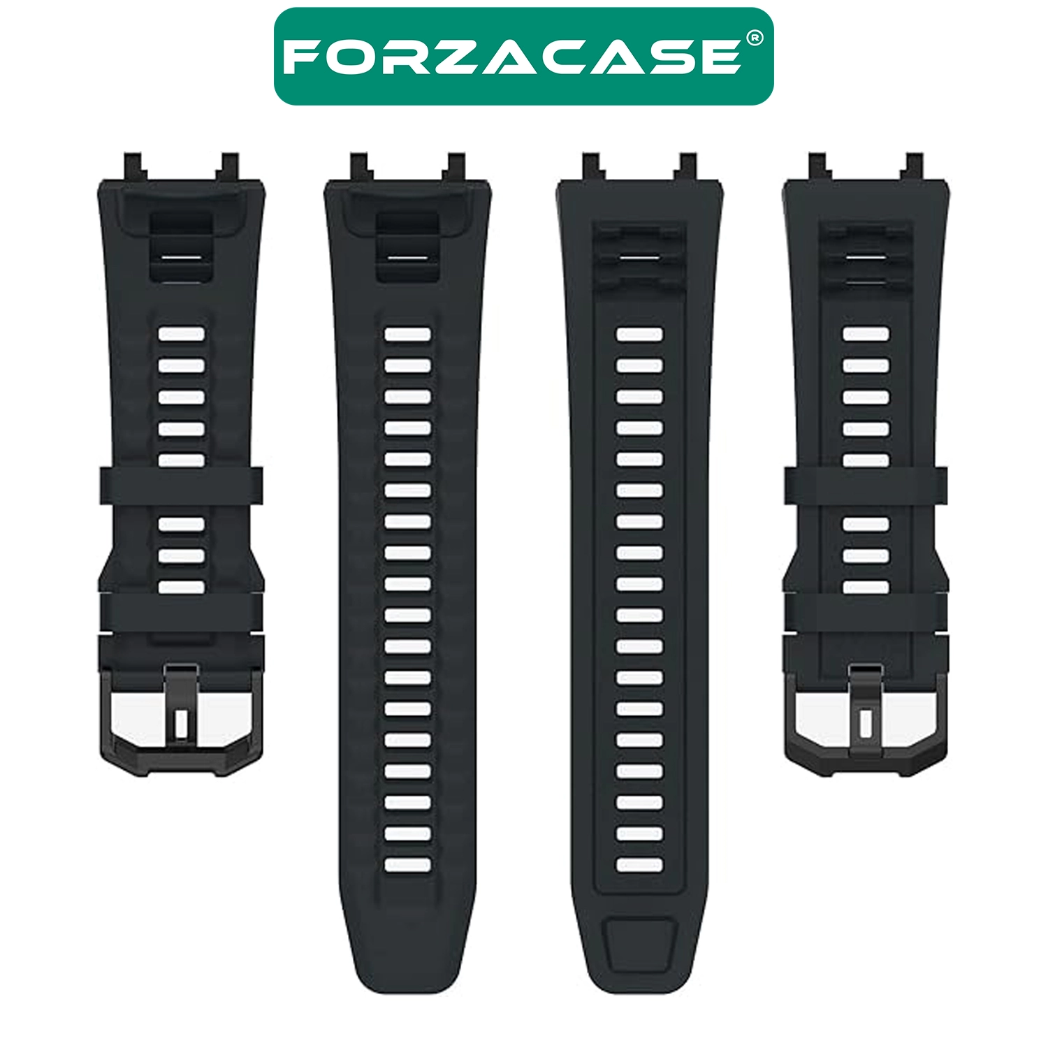 Forzacase Amazfit T-Rex 2 ile uyumlu Silikon Kordon Kayış - FC1211