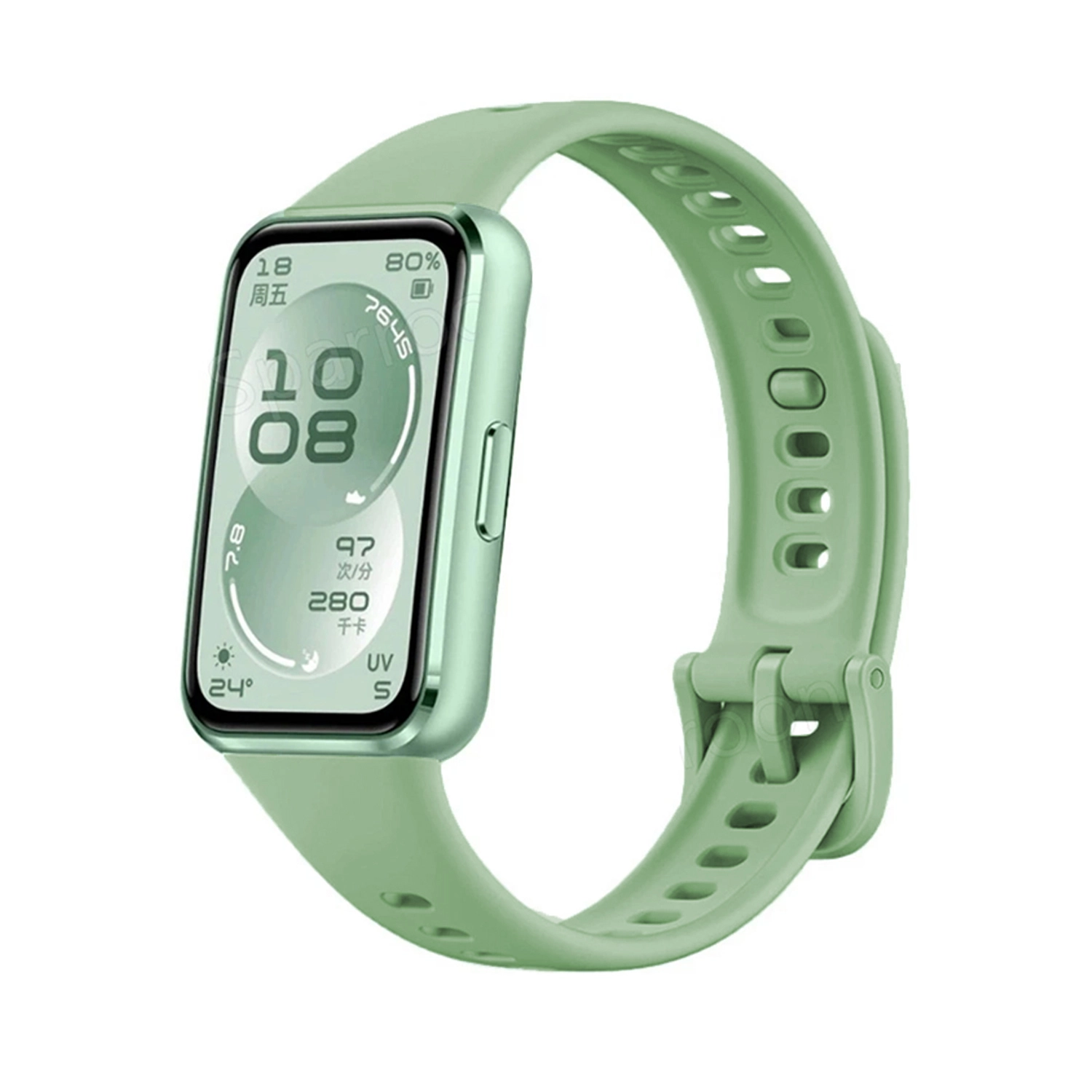 Forzacase Huawei Band 11 / 11 Pro ile uyumlu Tokalı Silikon Kordon Kayış - FC1212