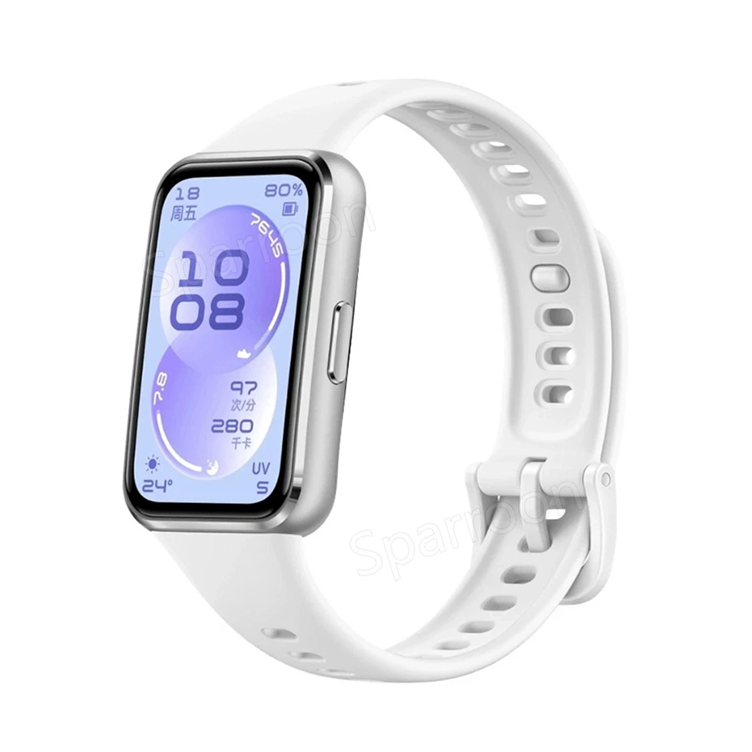 Forzacase Huawei Band 11 / 11 Pro ile uyumlu Tokalı Silikon Kordon Kayış - FC1212