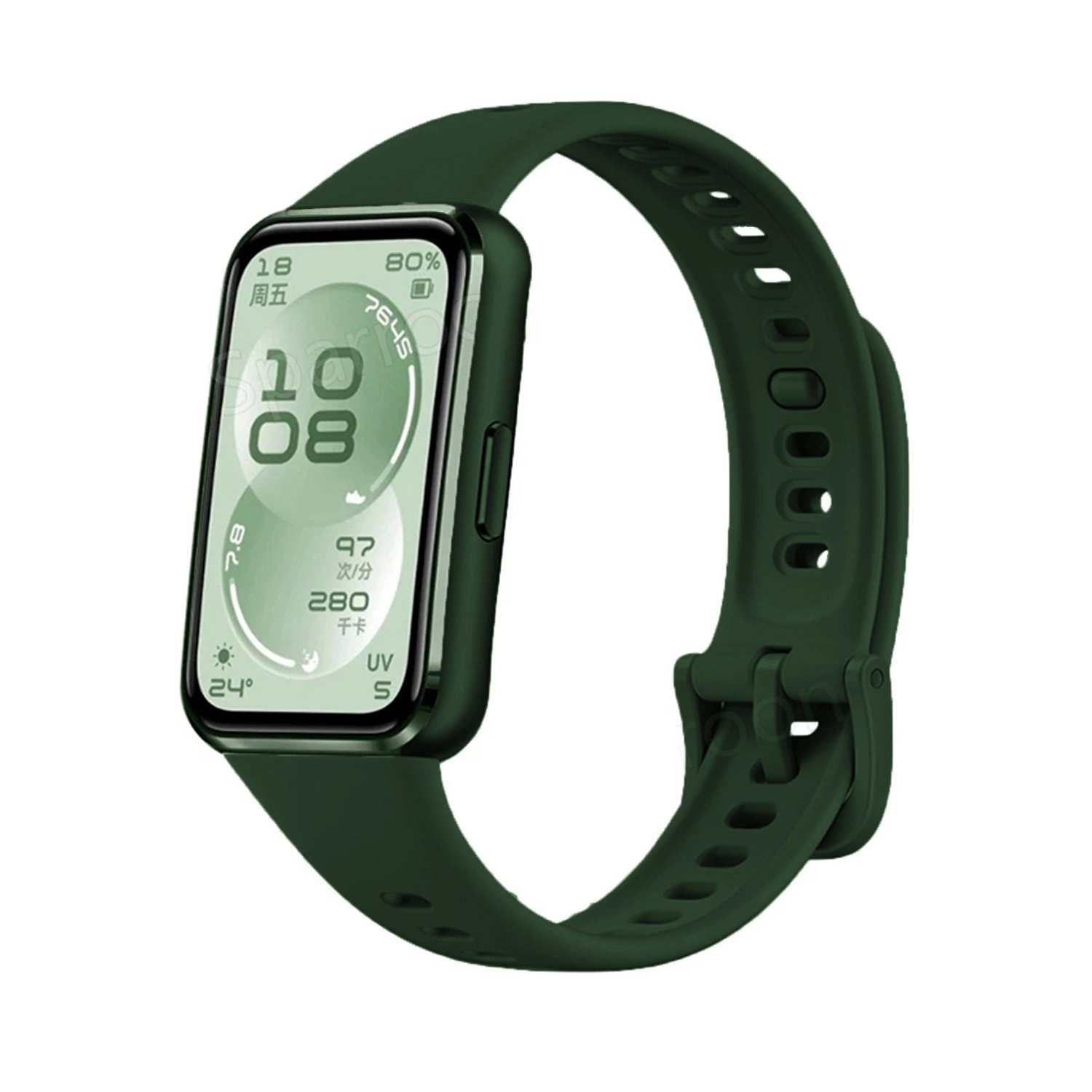 Forzacase Huawei Band 11 / 11 Pro ile uyumlu Tokalı Silikon Kordon Kayış - FC1212