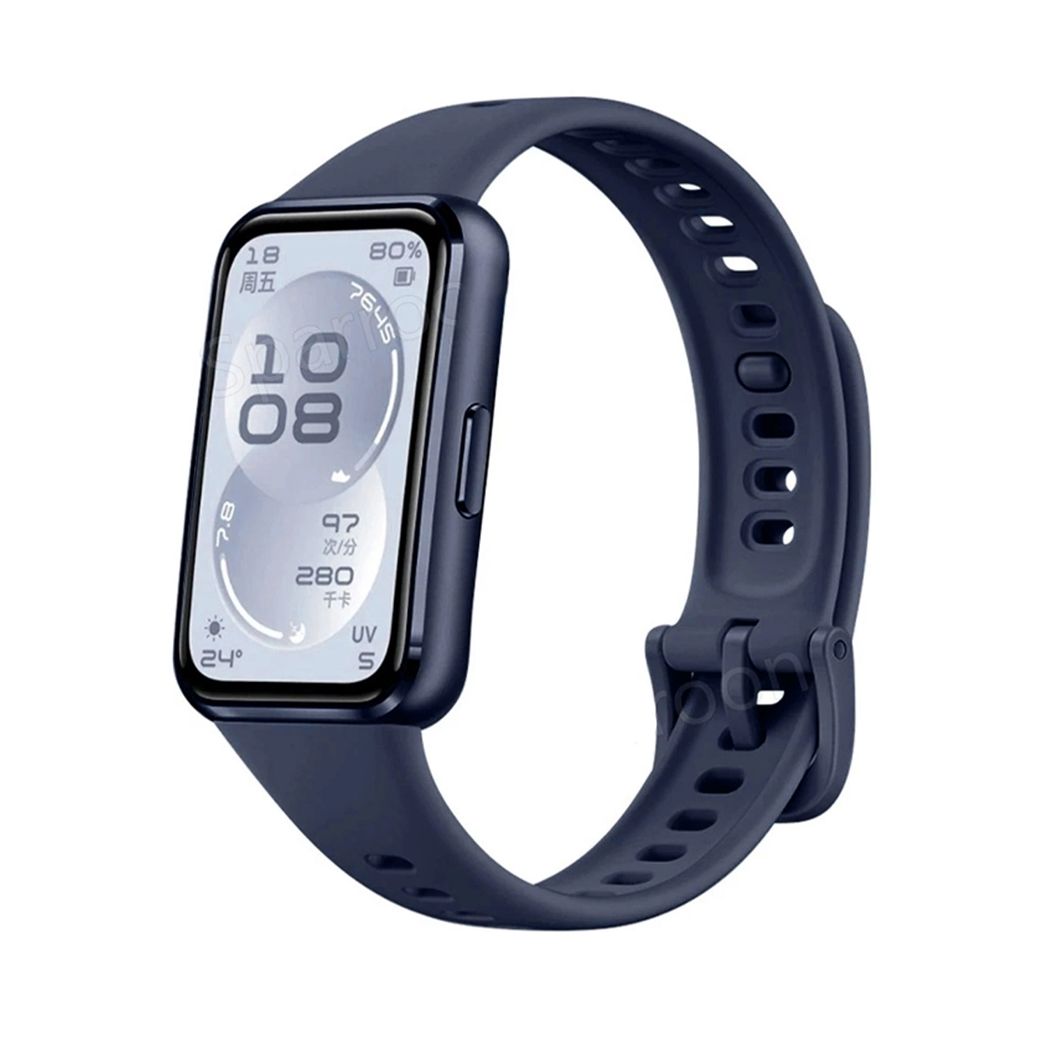Forzacase Huawei Band 11 / 11 Pro ile uyumlu Tokalı Silikon Kordon Kayış - FC1212