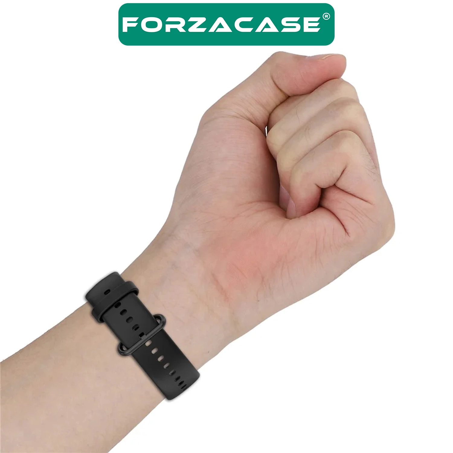 Forzacase Honor Watch 5 ile uyumlu Tokalı Silikon Kordon Kayış - FC1213