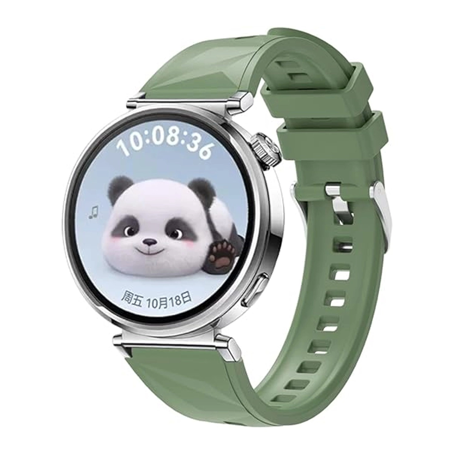 Forzacase Huawei Watch GT 7 41mm ile uyumlu Tokalı Silikon Kordon Kayış - FC1215