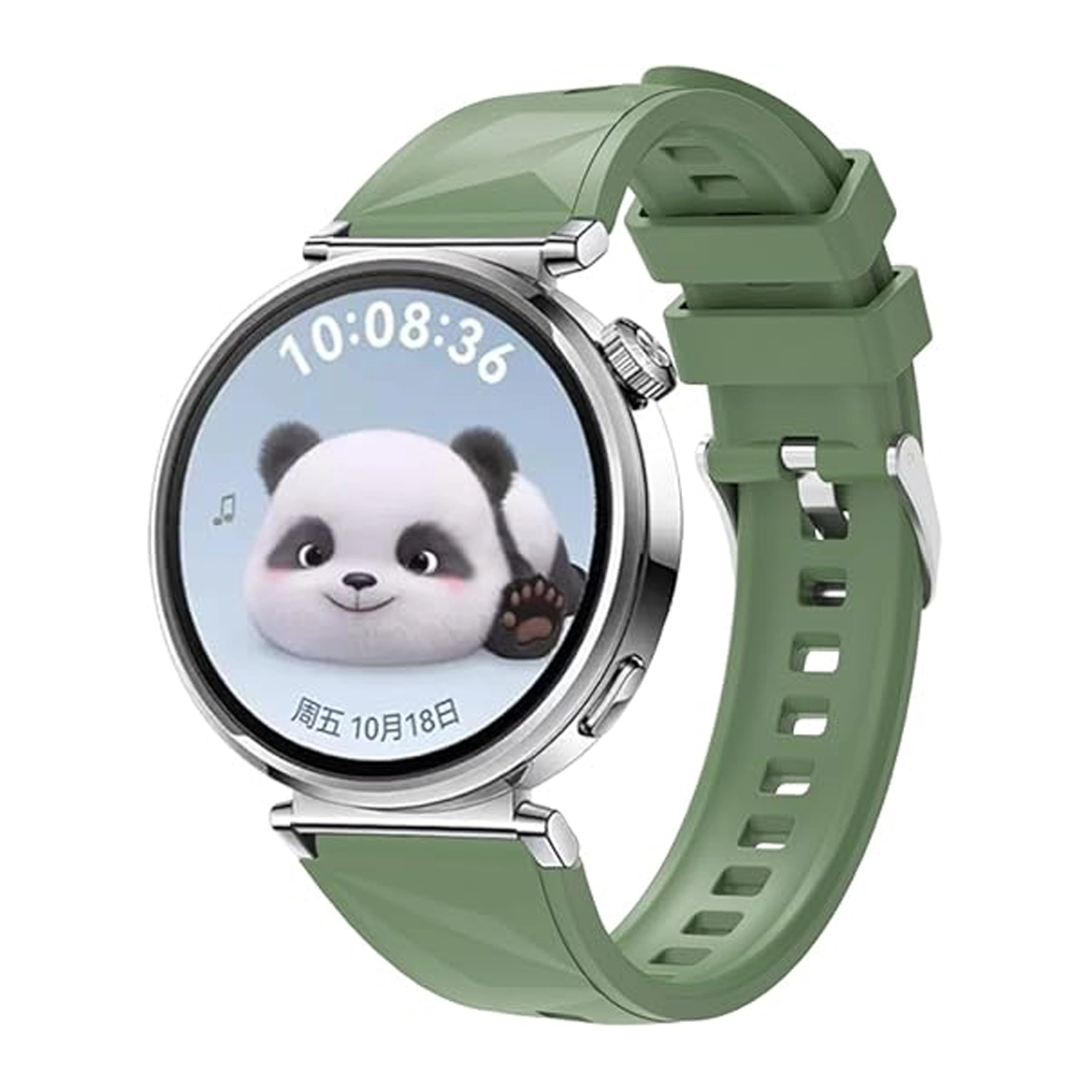 Forzacase Huawei Watch GT4 41mm ile uyumlu Tokalı Silikon Kordon Kayış - FC1215