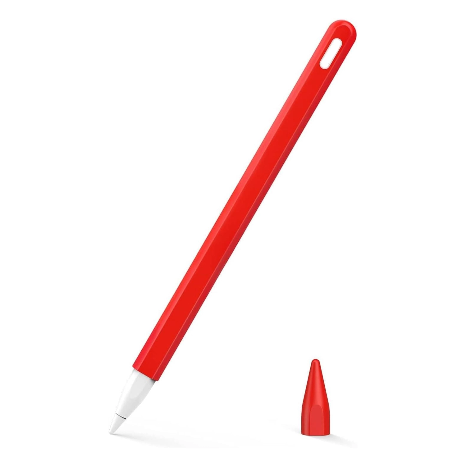 Forzacase Apple Pencil (2. nesil) ile uyumlu Manyetik Şarj Destekli İnce Ergonomik Kaymaz Koruyucu Kalem Kılıf - FC1232