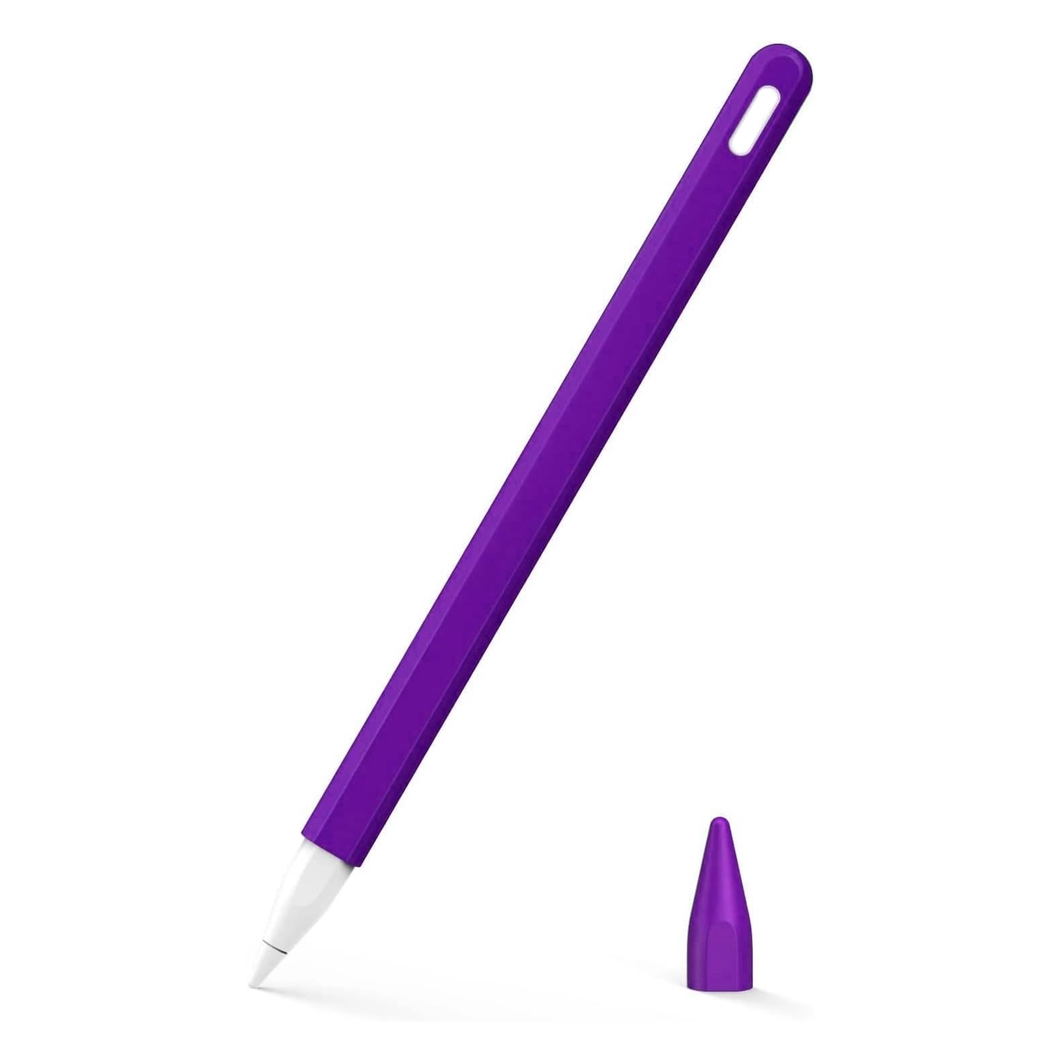 Forzacase Apple Pencil (2. nesil) ile uyumlu Manyetik Şarj Destekli İnce Ergonomik Kaymaz Koruyucu Kalem Kılıf - FC1232