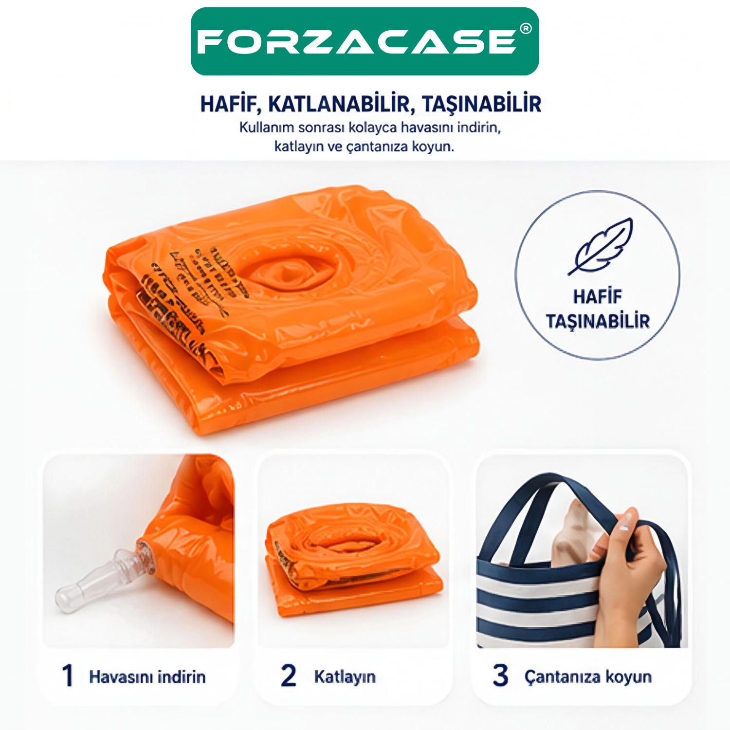 Forzacase 6-9 Yaş Çocuklar için uygun Deniz Havuz Yüzme Simidi Can Simidi 61 cm - FC1235