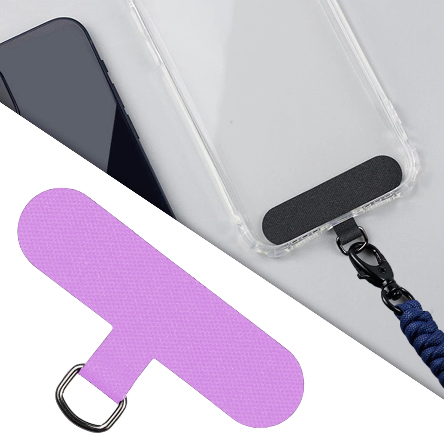 Forzacase 360 Döner Başlıklı Telefon İp Askılıklar için Kılıf İçi Telefon Zinciri Sabitleme Aparatı Askı Pedi - FC1238