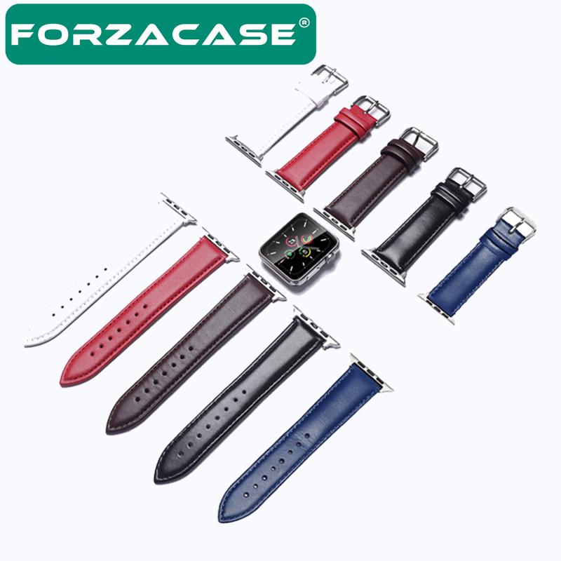 Forzacase Apple Watch Ultra 2 49mm için Deri Kordon Kayış - FC125