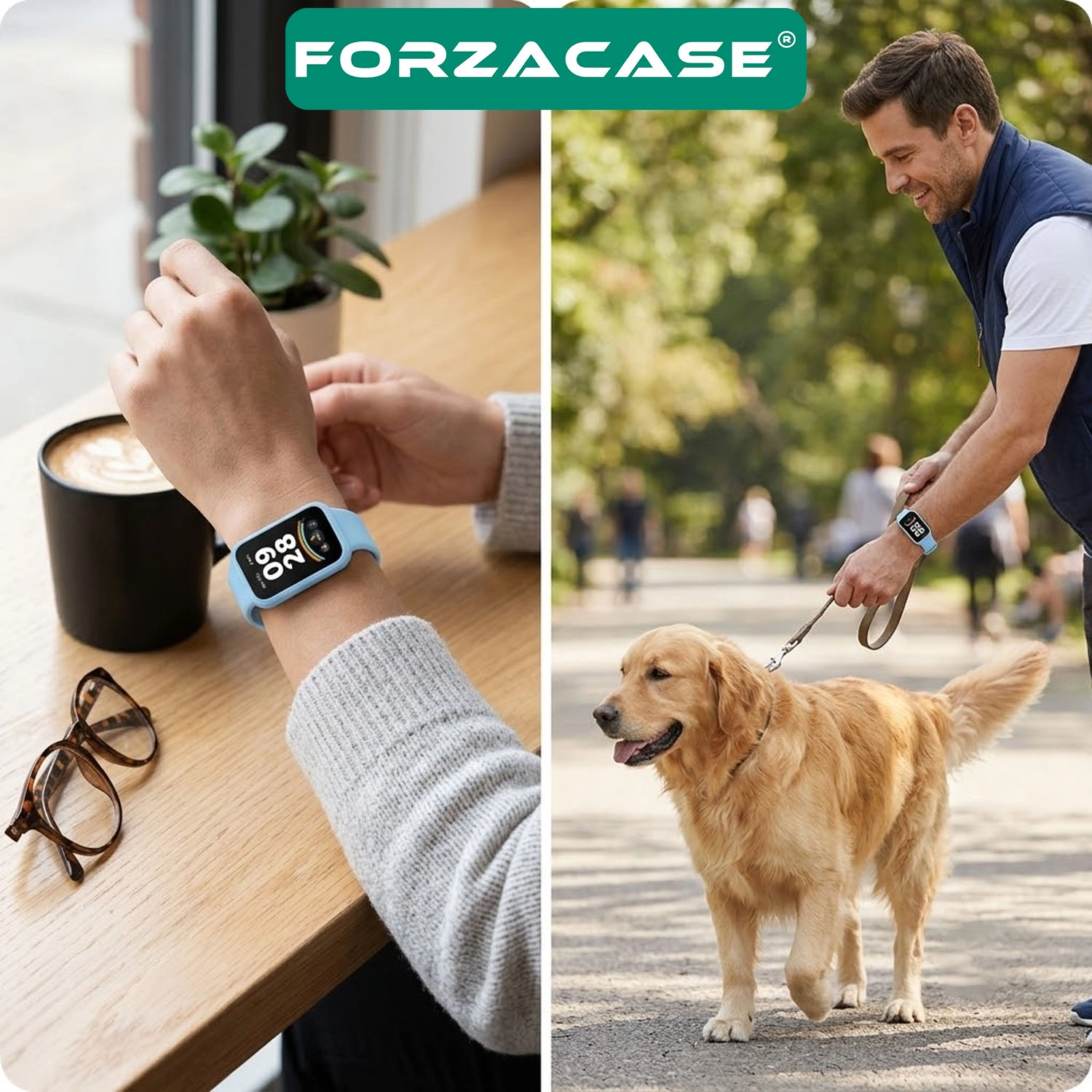 Forzacase Xiaomi Redmi Band 3 ile uyumlu Silikon Kordon Kayış - FC1252