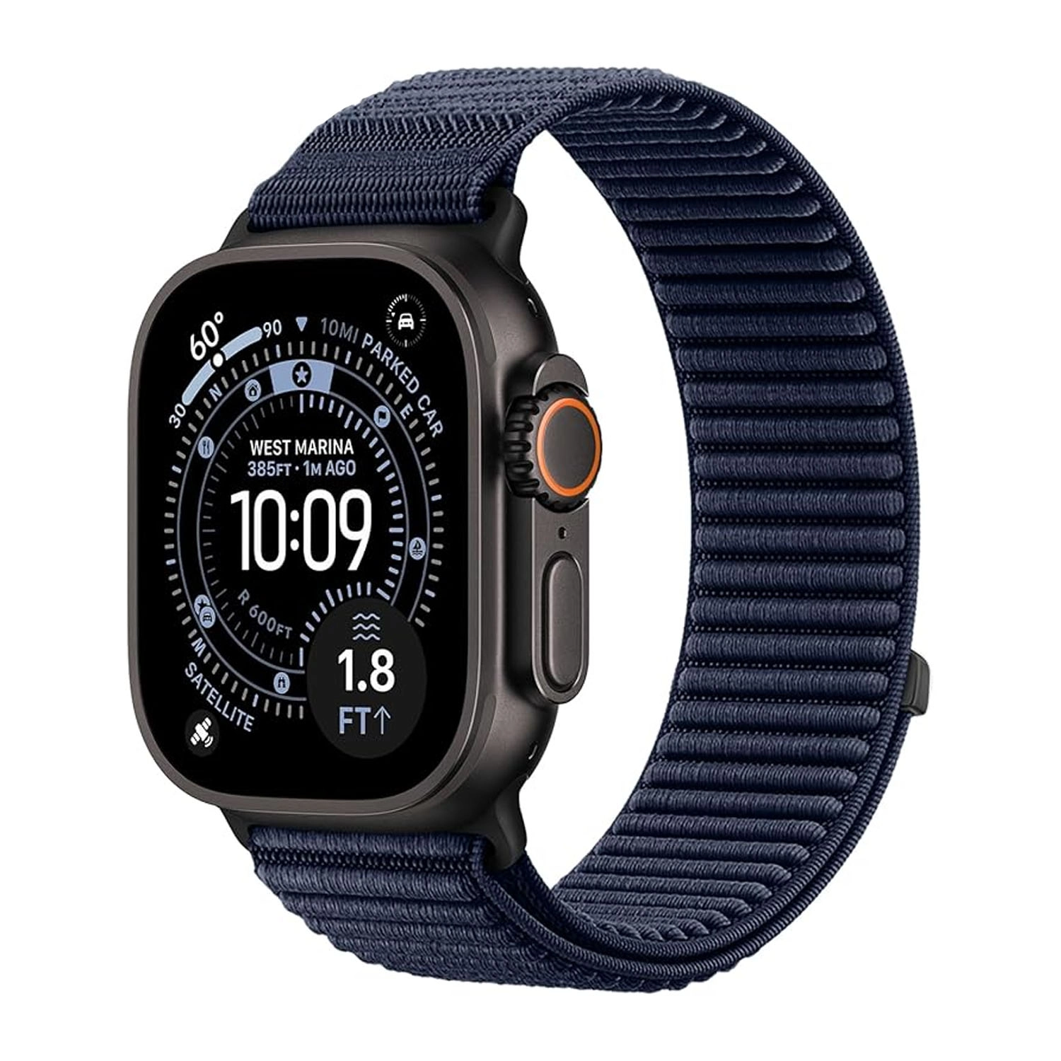 Forzacase Apple Watch SE 1/2 44mm ile uyumlu Wave Desen Hasır Örgü Cırtlı Kordon Kayış - FC1258