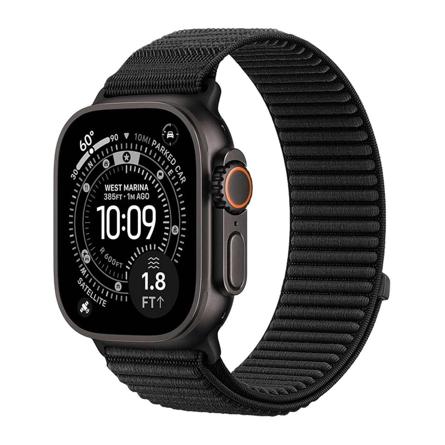 Forzacase Apple Watch 8 45mm ile uyumlu Wave Desen Hasır Örgü Cırtlı Kordon Kayış - FC1258