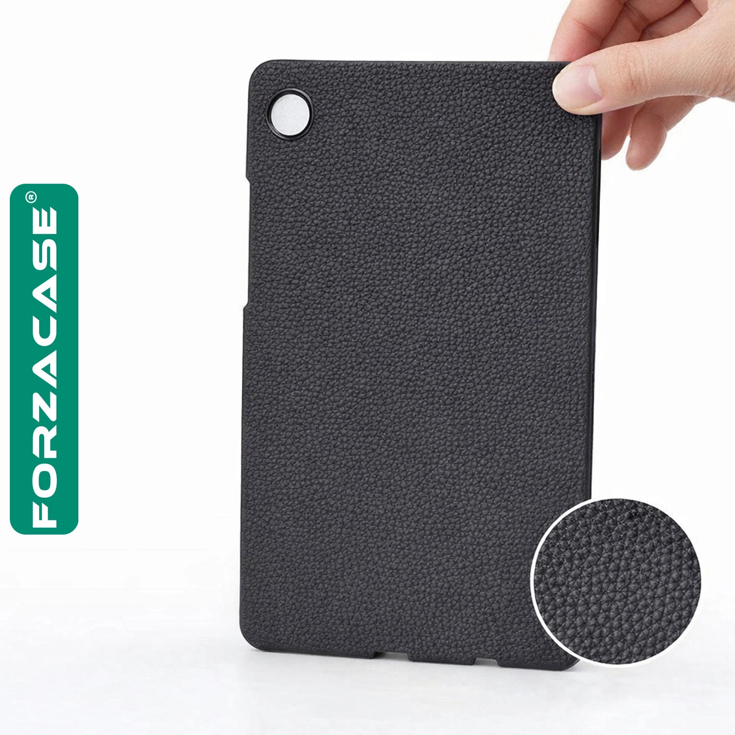 Forzacase Samsung Galaxy Tab A11 8.7 inç ile uyumlu Deri Görünümlü Silikon Kapak Kılıf - FC1259