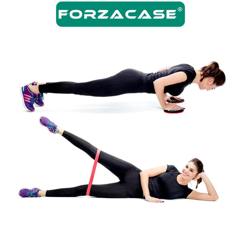 Forzacase Aerobik Bant 5’li Pilates Yoga Bandı Plates Direnç Kemeri  - FC129