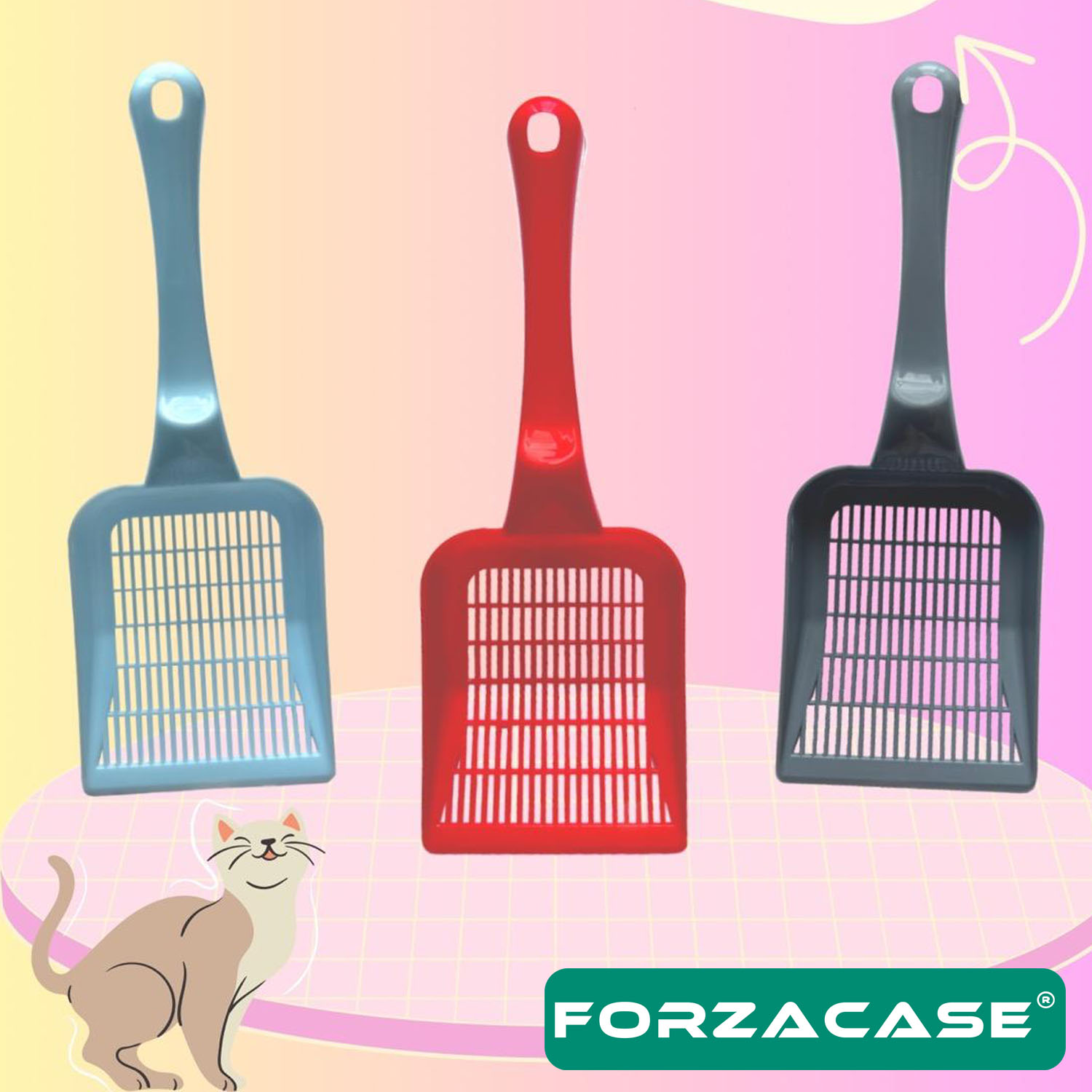 Forzacase Kedi Kumu Küreği Evcil Hayvan Temizlik Ürünü - FC135