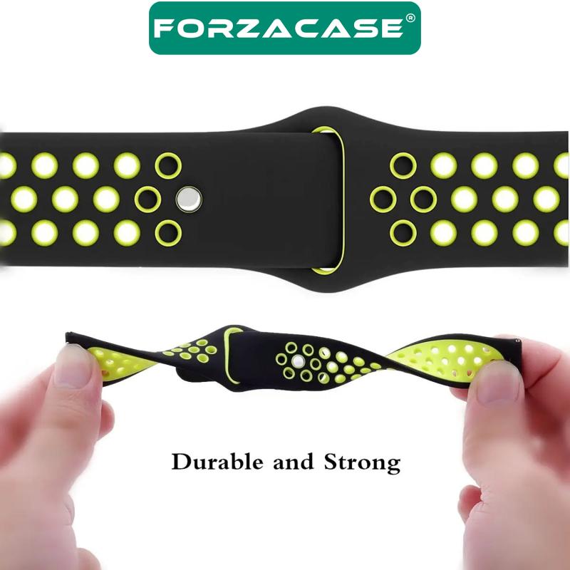 Forzacase Amazfit Pace / Pace 2 uyumlu Delikli Silikon Kordon Kayış - FC137