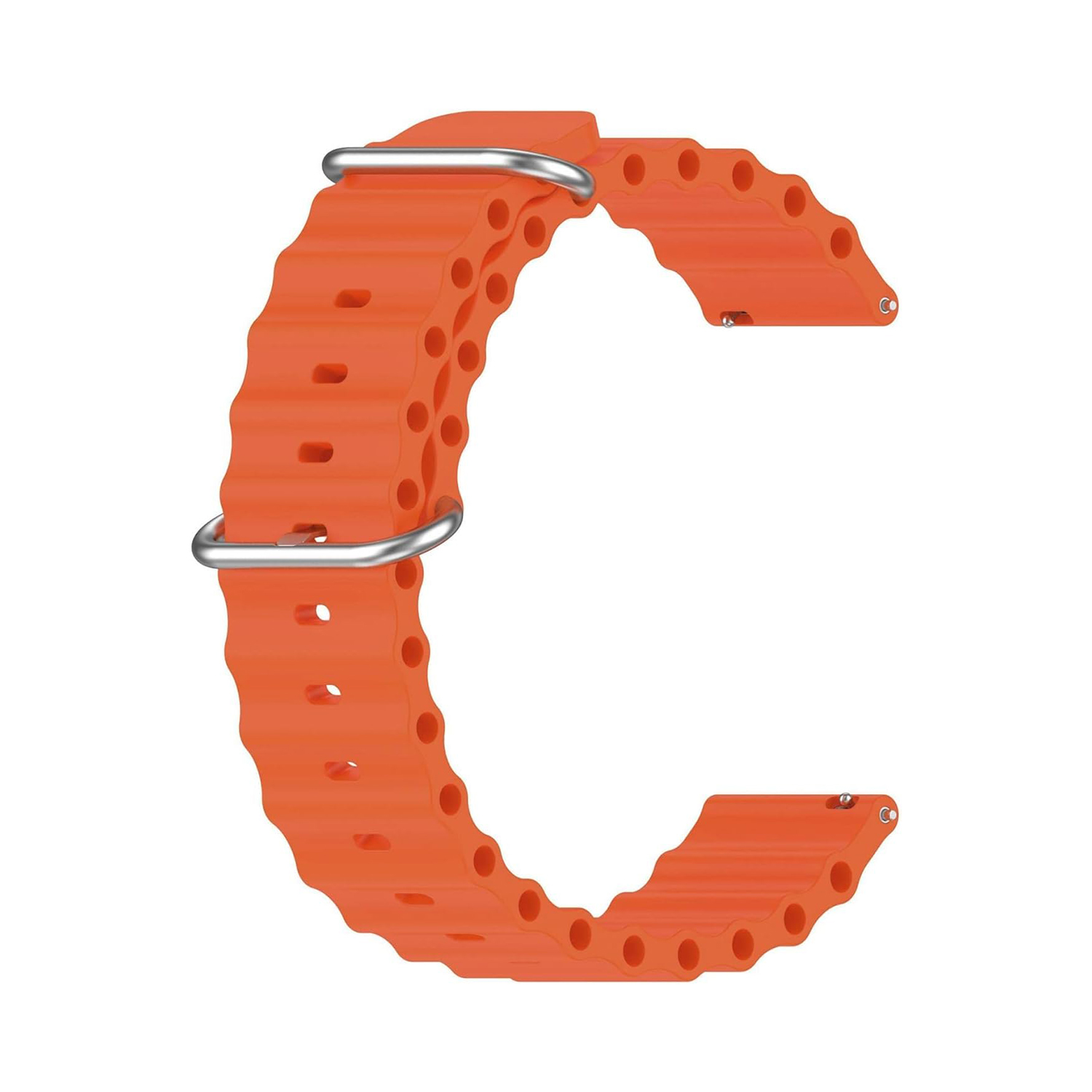 Forzacase Huawei Watch 4 / 4 Pro için Ocean Oluklu Silikon Kordon Kayış - FC143