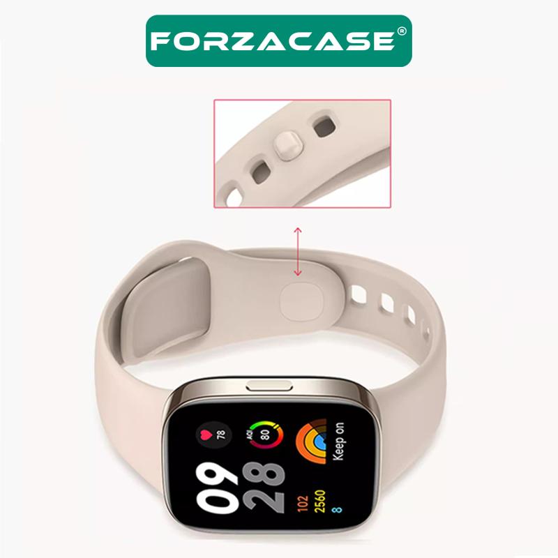Forzacase Xiaomi Redmi Watch 3 için Silikon Kordon Kayış - FC151