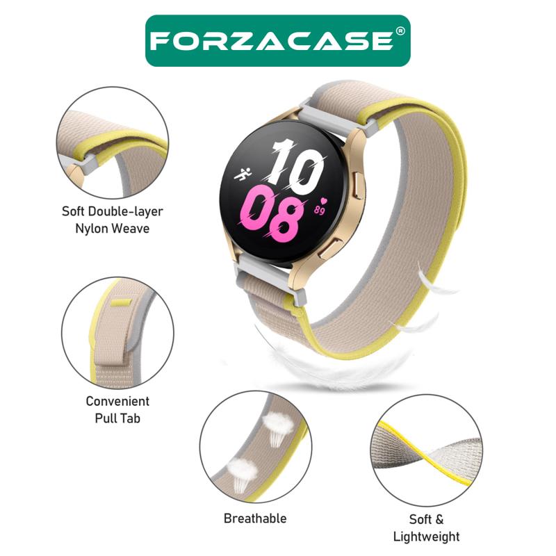 Forzacase Huawei Watch GT 2e için Cırtlı Hasır Kumaş Kordon Kayış - FC153