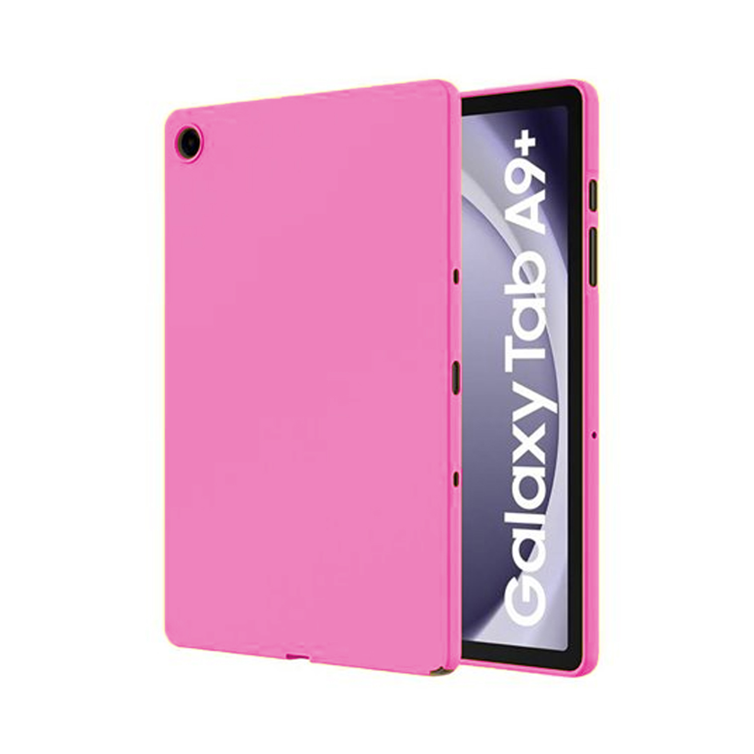 Forzacase Samsung Galaxy Tab A9 SM-X110 Tablet ile Uyumlu Silikon Kılıf Siyah - FC155