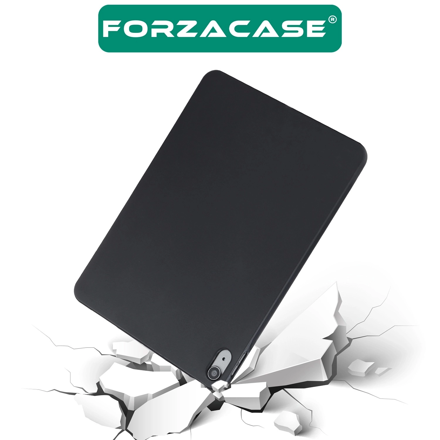Forzacase Huawei Honor Pad 10 12.1 inch 2025 Tablet ile Uyumlu Silikon Kılıf Siyah - FC155