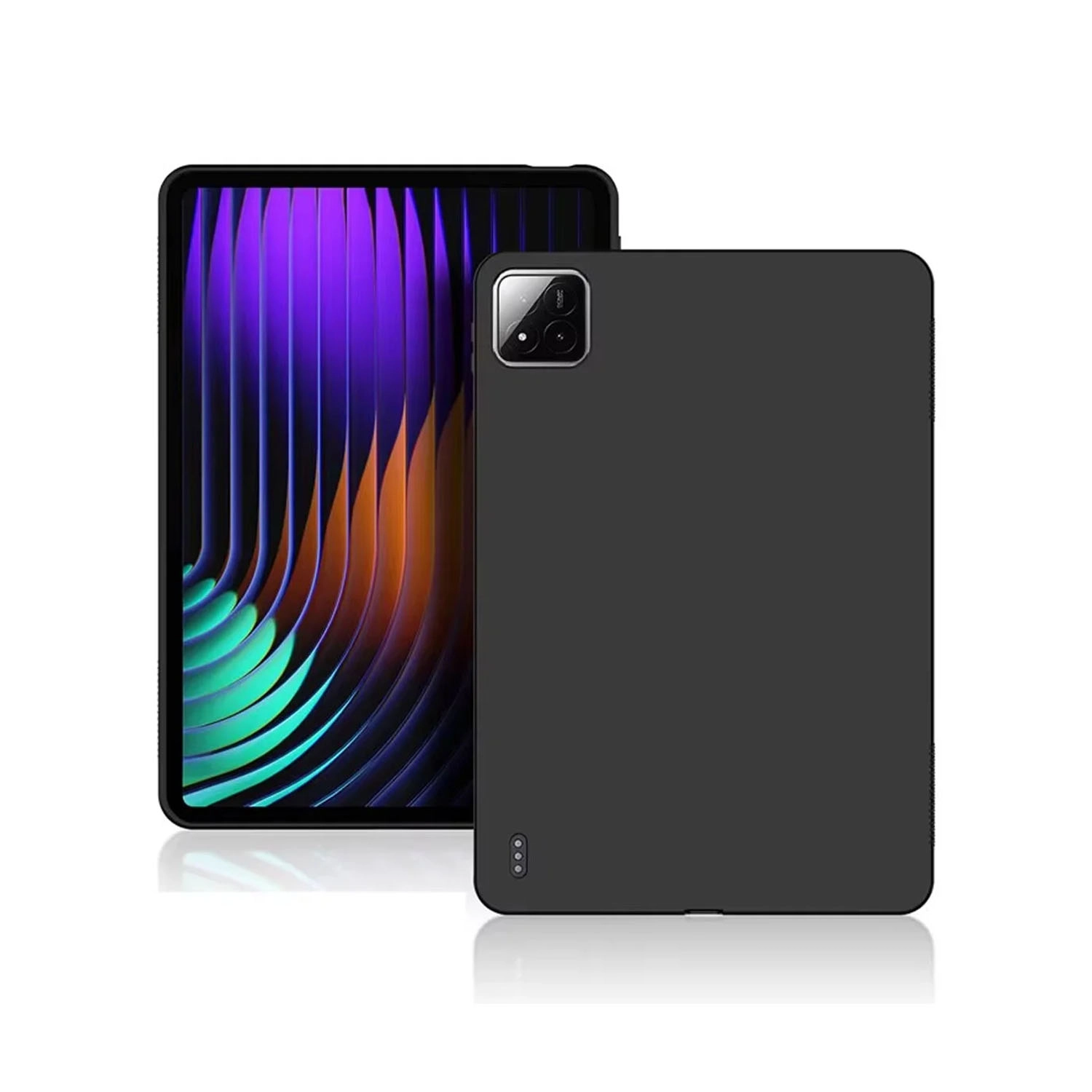 Forzacase Xiaomi Pad 7 / Pad 7 Pro 11.2 inch Tablet ile Uyumlu Silikon Kılıf Siyah - FC155