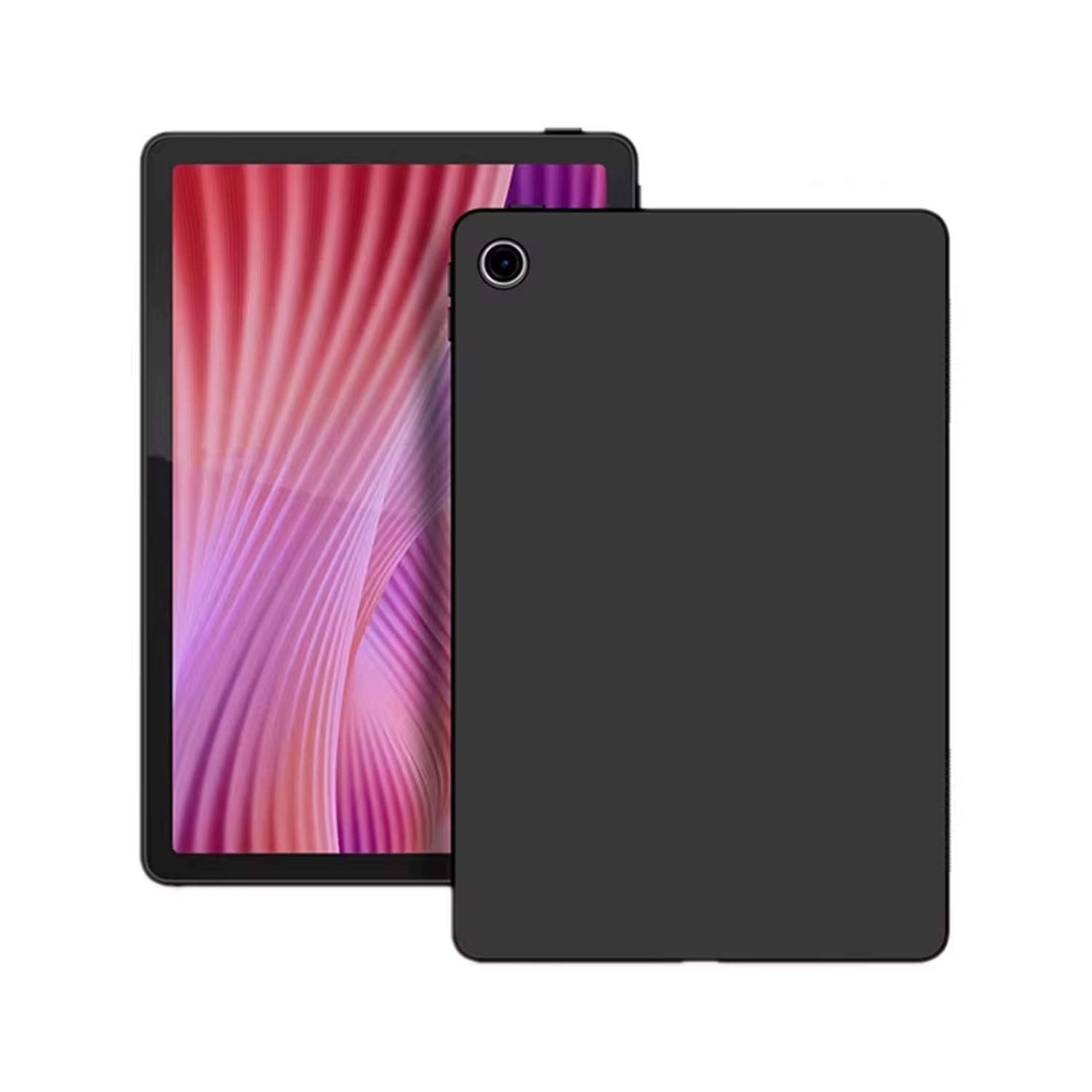 Forzacase Lenovo Tab 10.1 inch TB311FU 2025 Tablet ile Uyumlu Silikon Kılıf Siyah - FC155