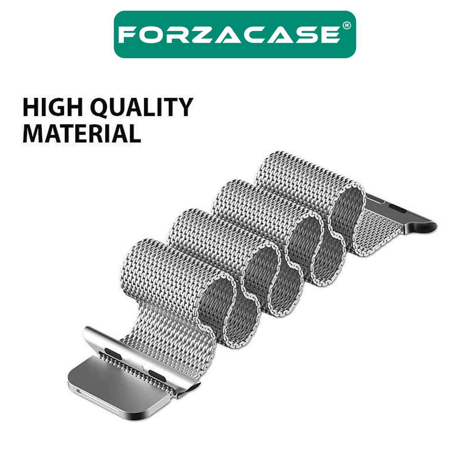 Forzacase Apple Watch 9 45mm ile uyumlu Metal Mıknatıslı Kordon Kayış - FC157