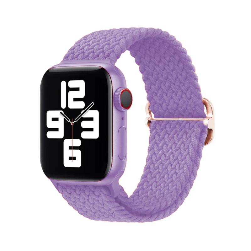 Forzacase Apple Watch 38 / 40 / 41 mm Uyumlu Hasır Örgü Kordon Kayış - FC160