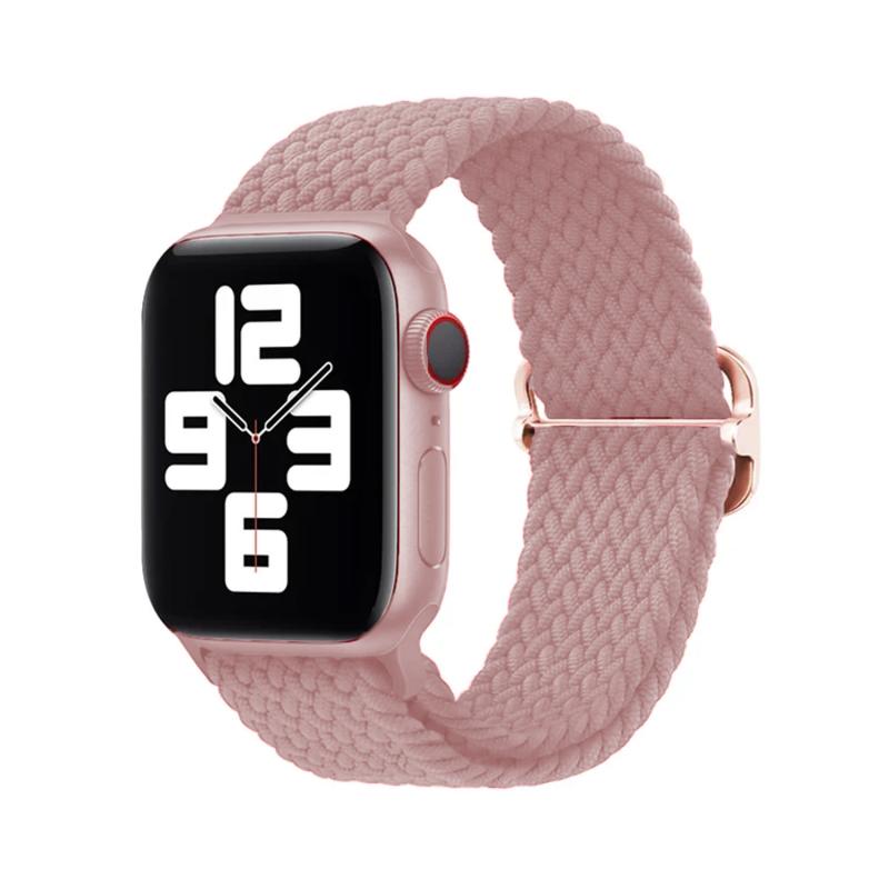 Forzacase Apple Watch 8 45mm için Hasır Örgü Kordon Kayış - FC159