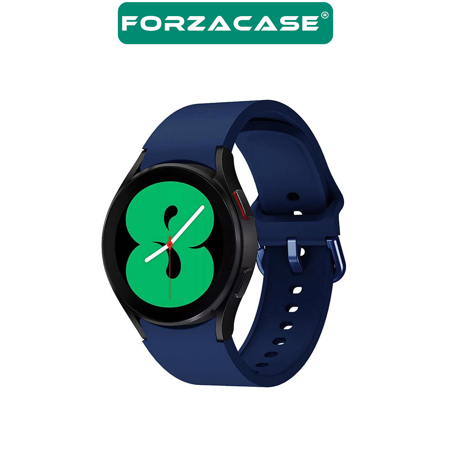 Forzacase Samsung Galaxy Watch 6 Classic 47mm için Silikon Kordon Kayış + Ekran Koruma Filmi - FC163