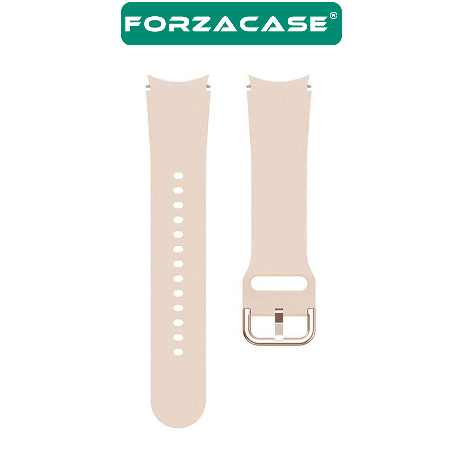 Forzacase Samsung Galaxy Watch 6 44mm ile uyumlu Silikon Kordon Kayış - FC163