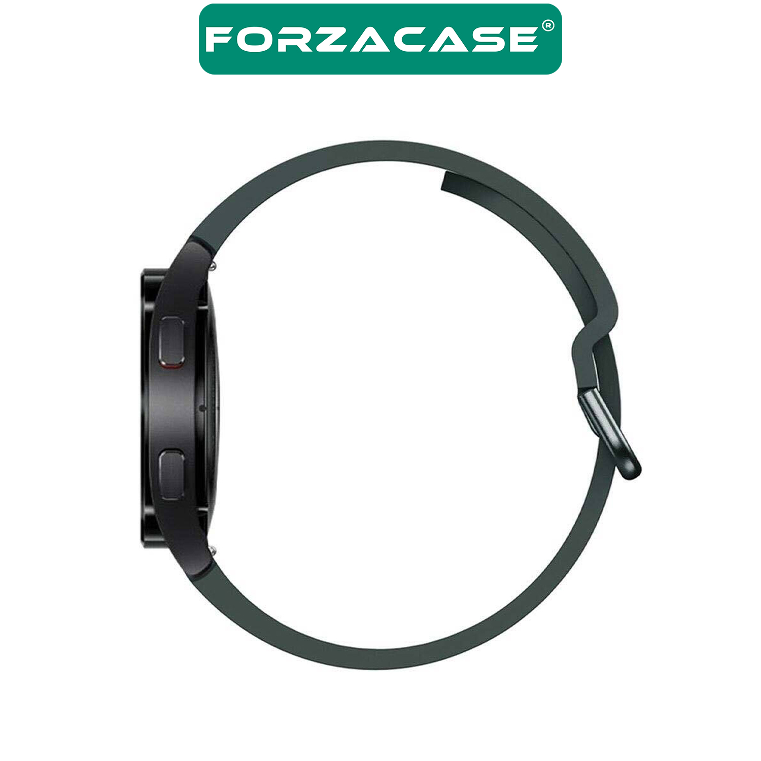 Forzacase Samsung Galaxy Watch7 44mm ile uyumlu Silikon Kordon Kayış - FC163