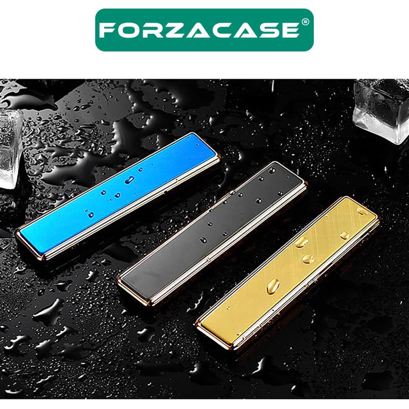 Forzacase Metal Çerçeveli USB Şarjlı Alevsiz Elektronik Tesla Çakmak Hediye Çakmak - FC180