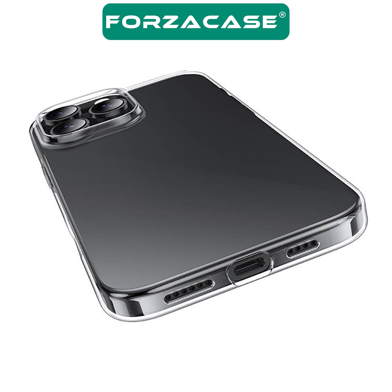 Forzacase iPhone 16 Pro Max uyumlu Soft Slim Serisi Şeffaf Silikon Kılıf - FC194