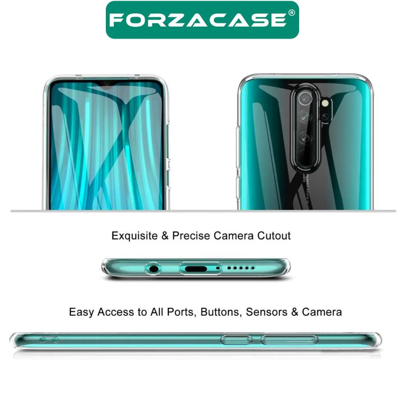 Forzacase Tecno Camon 19 Pro uyumlu Soft Slim Serisi Şeffaf Silikon Kılıf - FC194