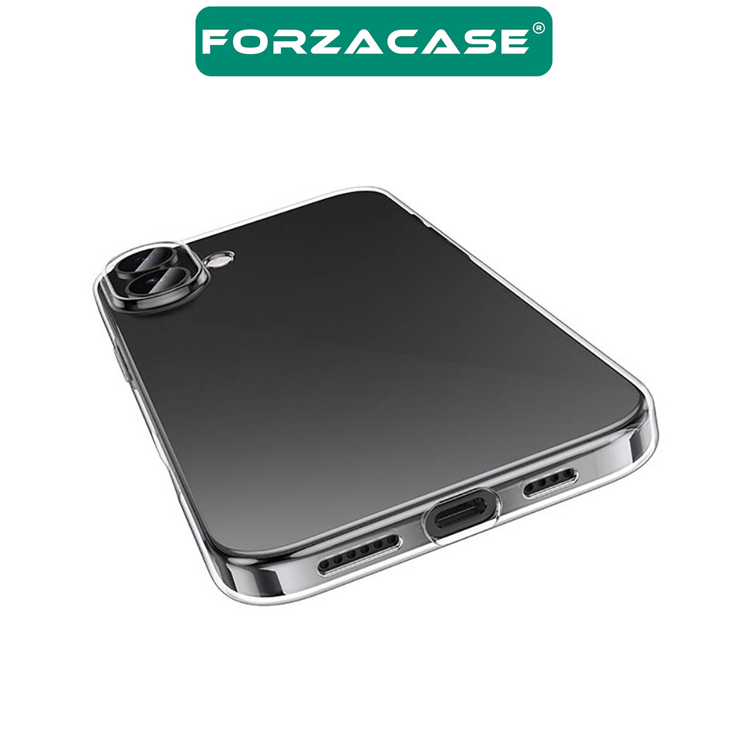 Forzacase iPhone 16 uyumlu Soft Slim Serisi Şeffaf Silikon Kılıf - FC194