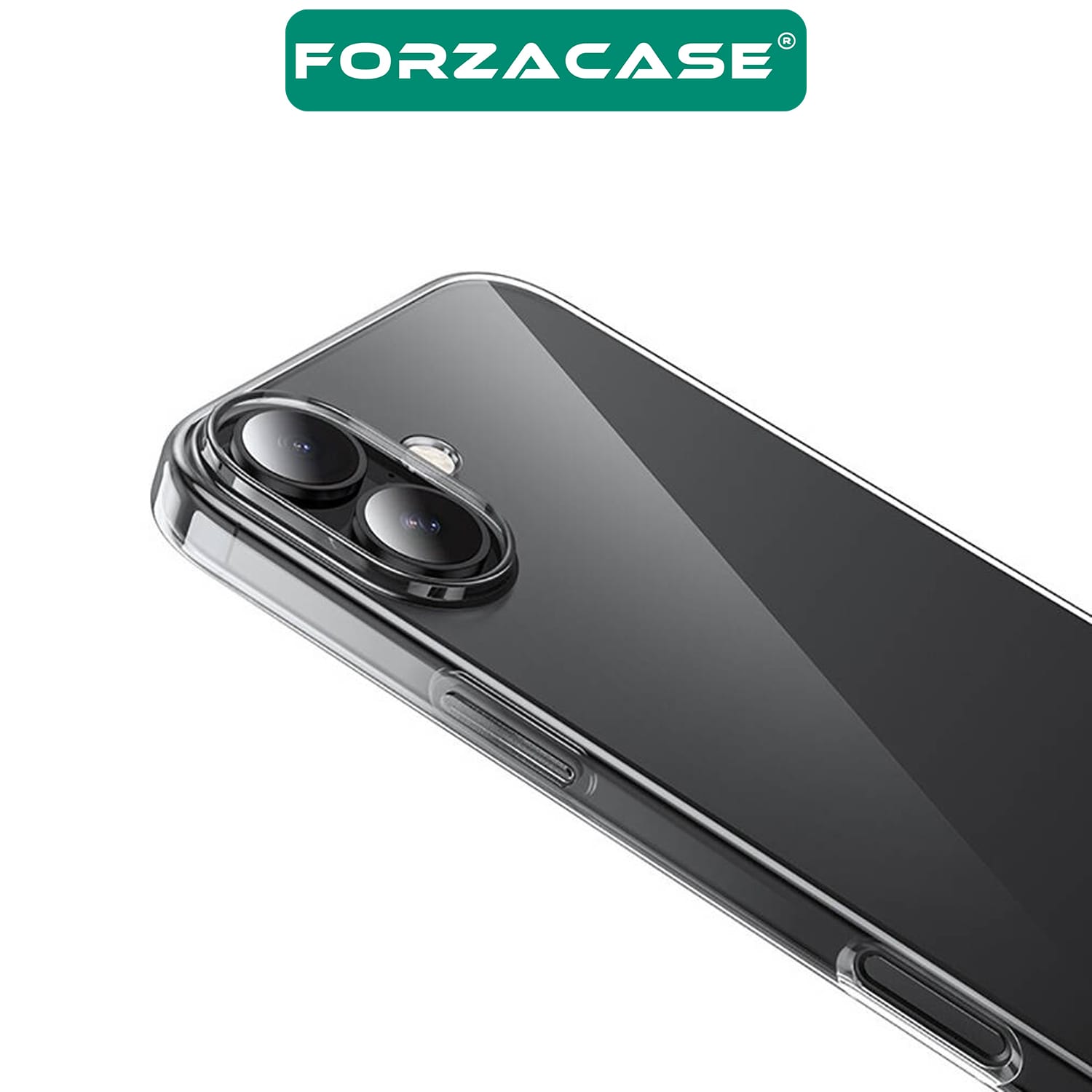 Forzacase iPhone 16 Plus uyumlu Soft Slim Serisi Şeffaf Silikon Kılıf - FC194