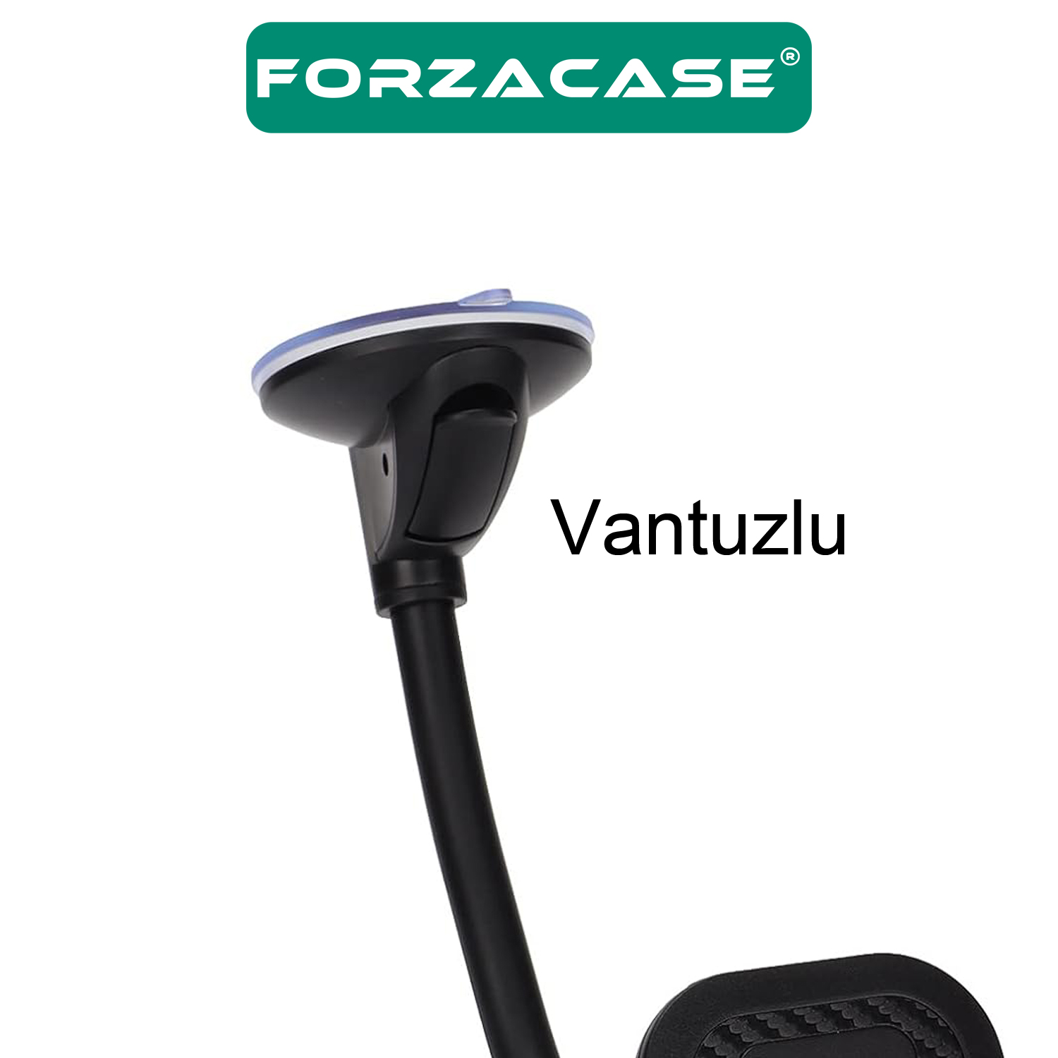 Forzacase 360 Derece Döner Araç İçi Torpido ve Cam Vantuzlu Telefon Tutucu - FC197