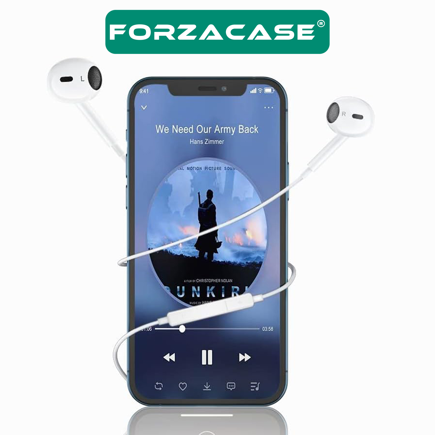 Forzacase Xiaomi Samsung Huawei Oppo Realme Uyumlu Type-C Kulaklık Bluetooth Destekli - FC201