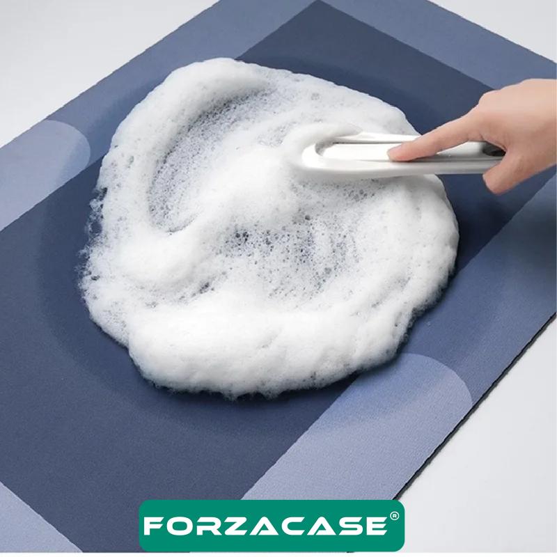 Forzacase Banyo Paspası Kaymaz Tabanlı Süper Emici Nappa Deri Banyo Mutfak Paspası - FC209