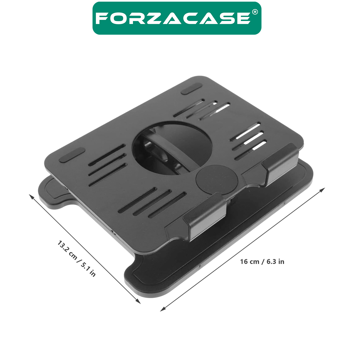 Forzacase Ayarlanabilir Katlanabilir Plastik Masaüstü Tablet Standı Siyah - FC212