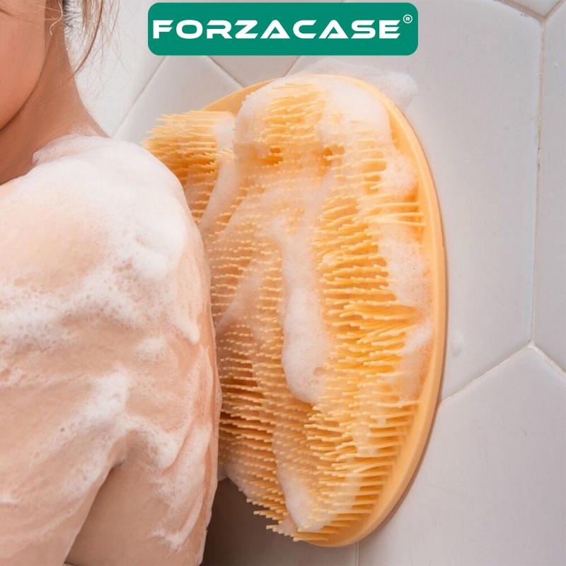 Forzacase Yumuşak Silikon Vantuzlu Banyo Sırt Fırçası Ve Masaj Matı - FC214